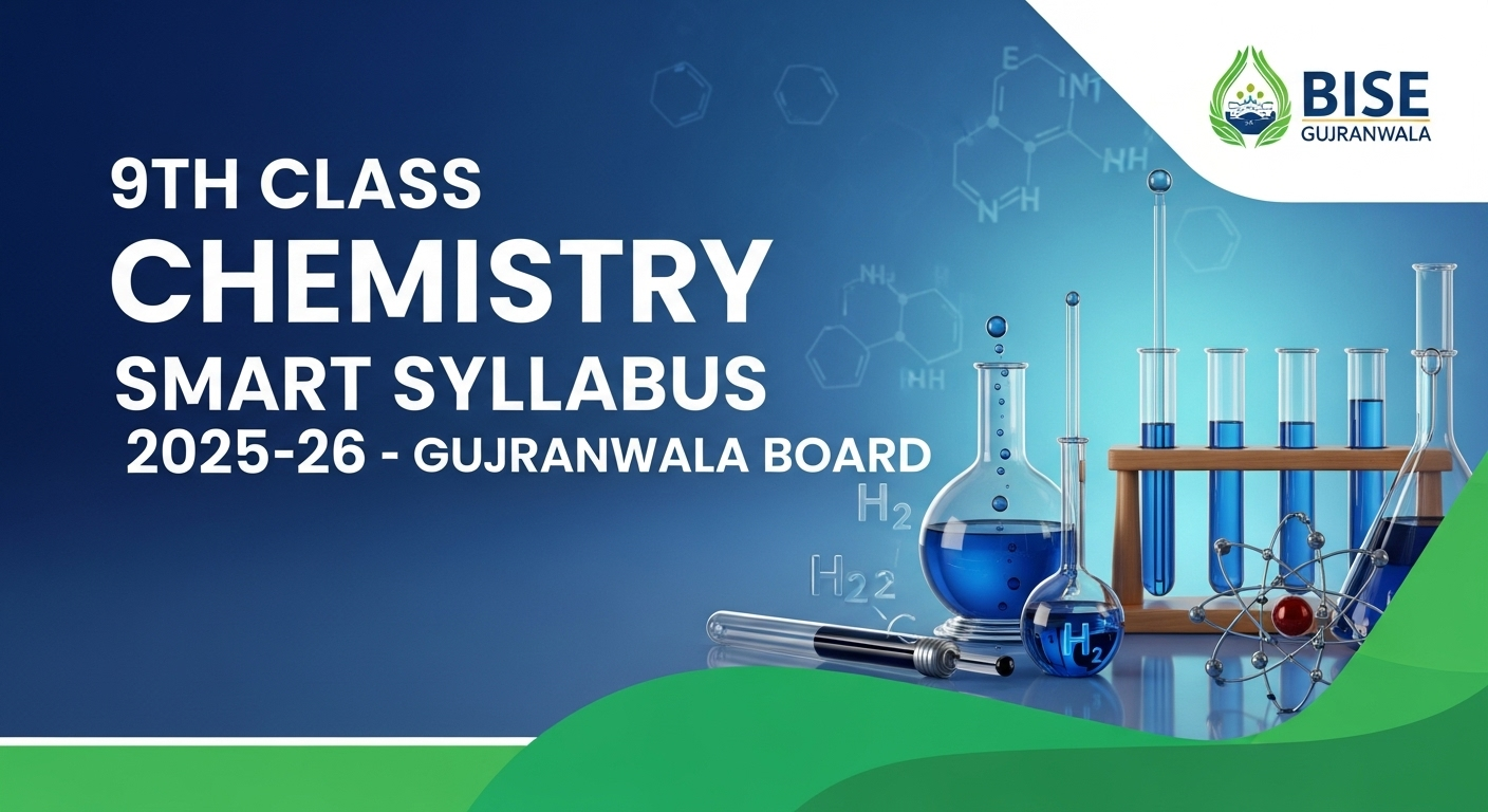 9th Class Chemistry Smart Syllabus 2025–26