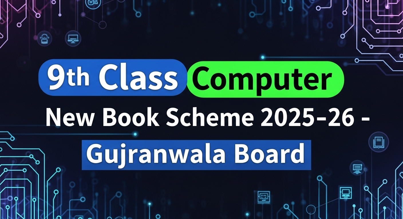 9th Class Computer Paper Pattern and Scheme 2025–26