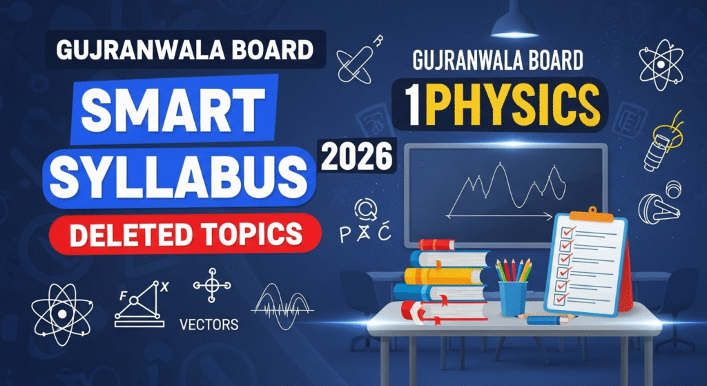 Gujranwala Board Inter 1 Physics Smart Syllabus