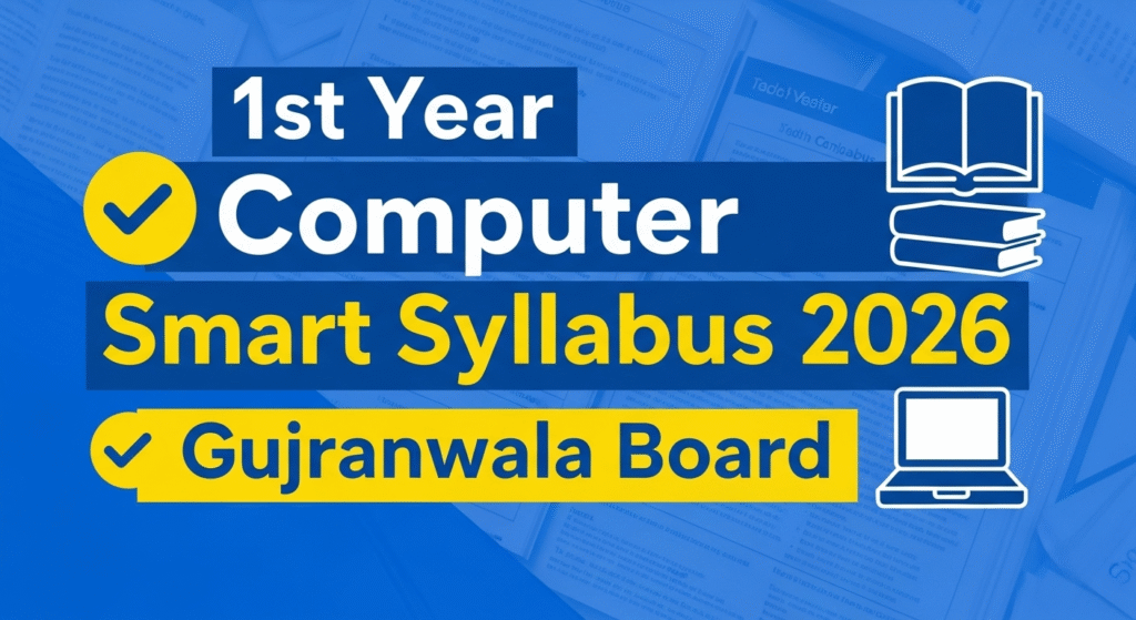1st Year Computer Smart Syllabus