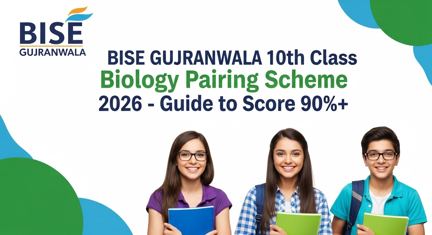 BISE Gujranwala 10th Class Biology Pairing Scheme 2026