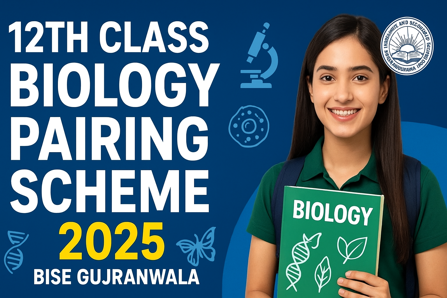 12th Class Biology Pairing Scheme 2026