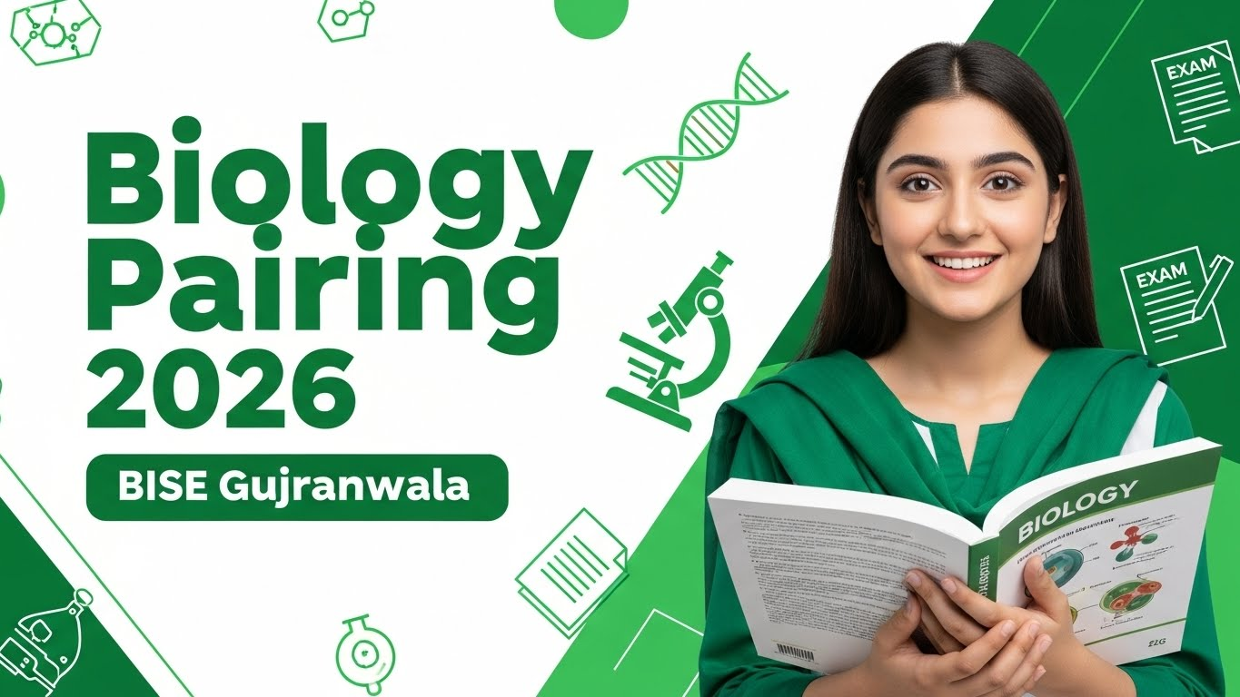 12th Class Biology Pairing Scheme 2026 – BISE Gujranwala