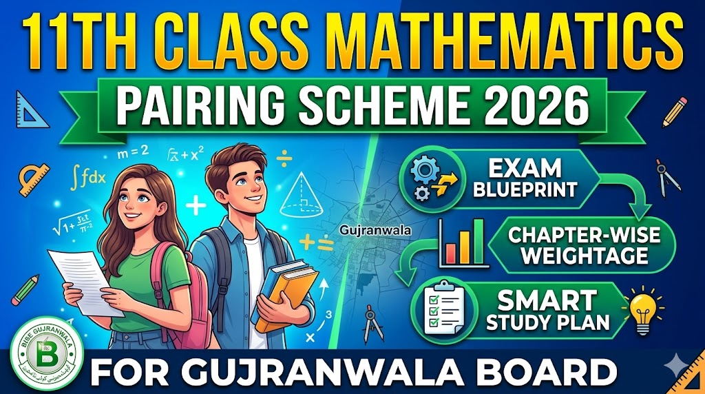 11th Class Mathematics Pairing Scheme 2026
